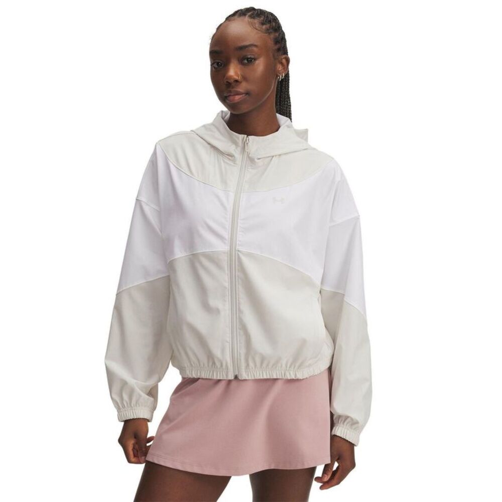 Under Armour Womens/Ladies Rival Woven Track Jacket / White